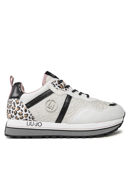 LIU JO MAXI WONDER 604 - SNEAKER LAMINATED/FABRIC/LEO LIU JO | 4F3301TX347/1111